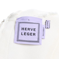 Hervé Léger Vestito di bianco