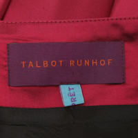 Talbot Runhof 2-delige avondjurk in fuchsia