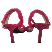 Escada Sandals with fur