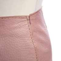 Alberta Ferretti Skirt Leather in Pink