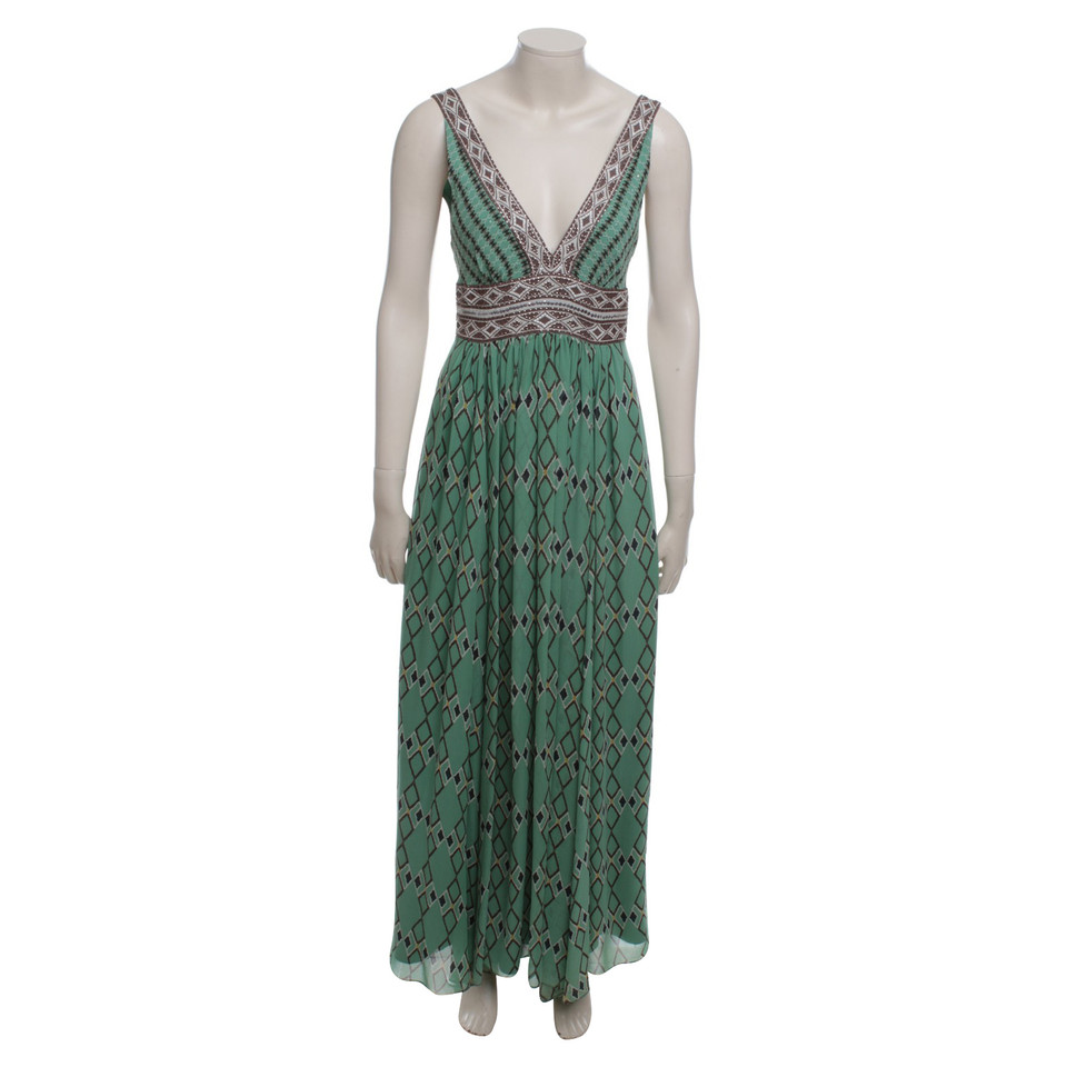 Bcbg Max Azria Dress in green with graphic print