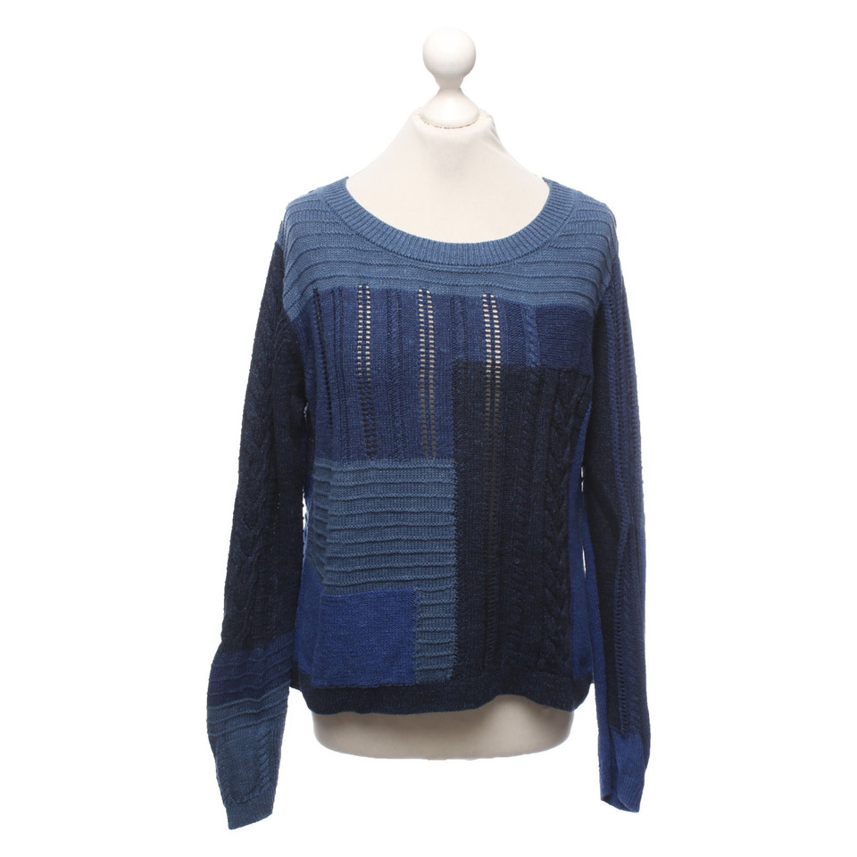 Diane Von Furstenberg Tricot en Coton en Bleu