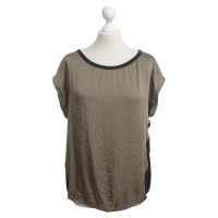 Marc Cain Top in Khaki/Blau