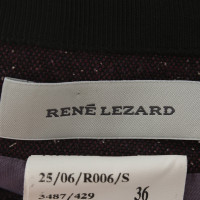 René Lezard skirt in violet / white