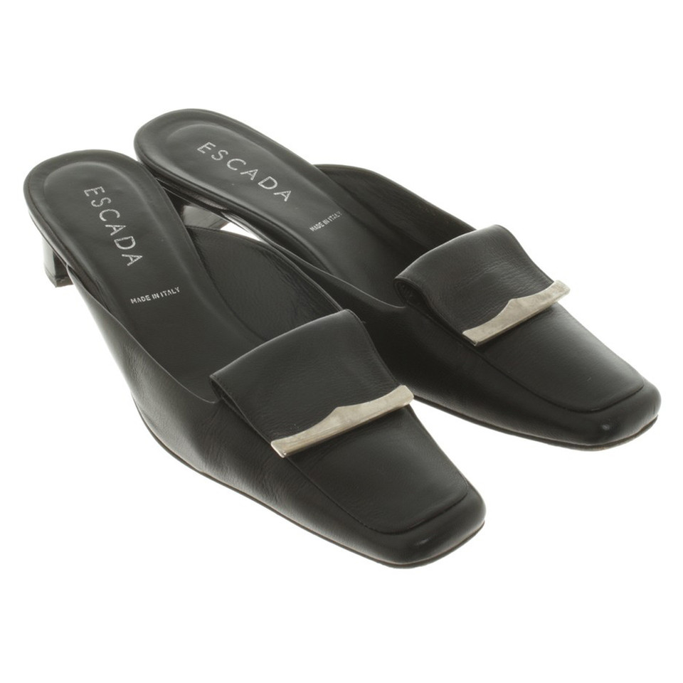 Escada Mules in black