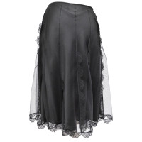 Christian Dior Tulle skirt with lace ruffles