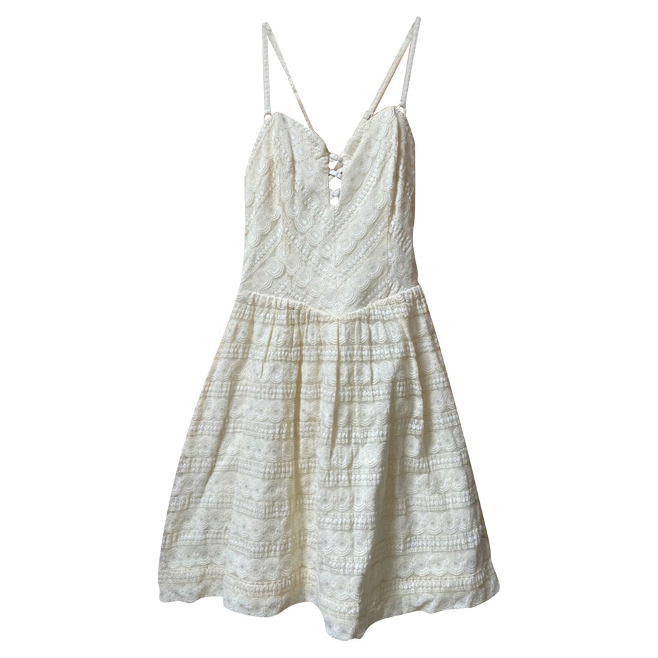 Guess Dress Cotton in Cream