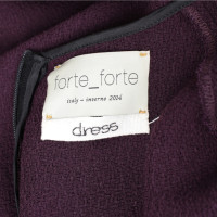 Forte Forte Robe en Bordeaux