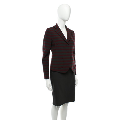 René Lezard Costume in grigio / bordeaux