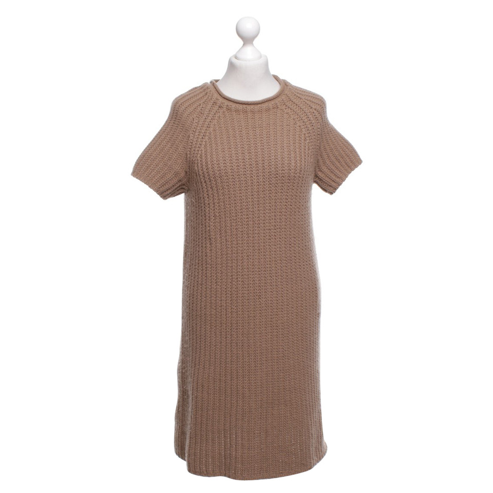 Malo Knit dress in brown