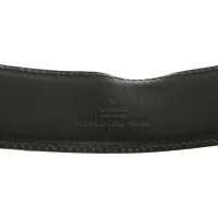 Gucci Gürtel aus GG Supreme mit GG Schnalle Leather in Black