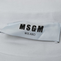 Msgm Capispalla in Cotone in Bianco