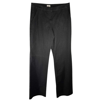 Armani Collezioni Paire de Pantalon en Coton en Noir