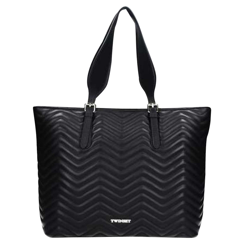 Twin Set Simona Barbieri Shopper in Schwarz