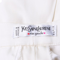 Yves Saint Laurent Hose in Weiß