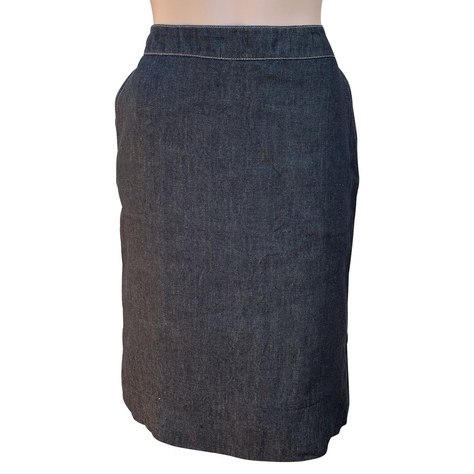 Max Mara Skirt Linen in Brown