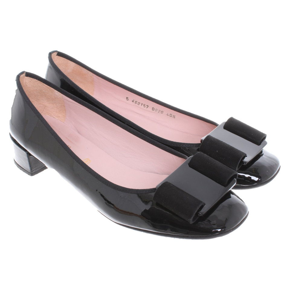 Pretty Ballerinas Mocassini/Ballerine in Pelle verniciata in Nero