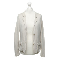 Hugo Boss Gebreide blazer in crème