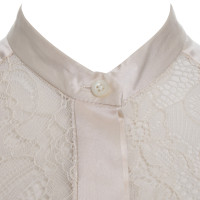By Malene Birger Delicate kanten blouse met zijden