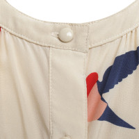 Marc Jacobs zijden jurk met Bird Print