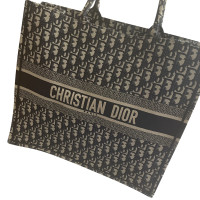 Christian Dior Book Tote Canvas in Blue