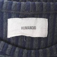 Humanoid top with stripe pattern