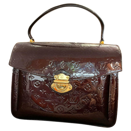 Louis Vuitton Travel bag Patent leather in Bordeaux
