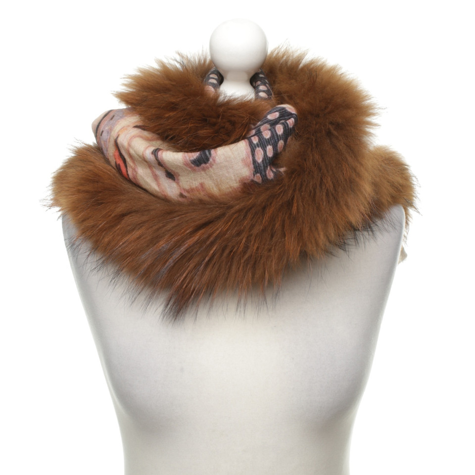 Luisa Cerano Cloth with fur trim