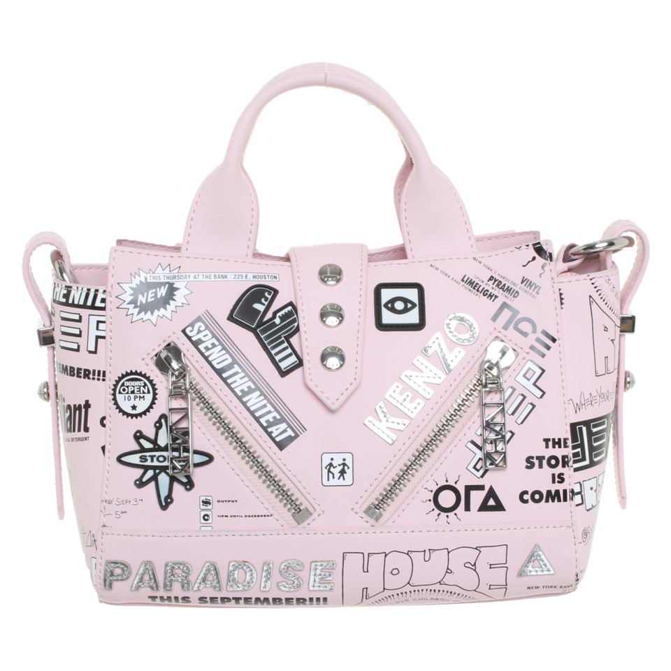 Kenzo Handbag Leather in Pink