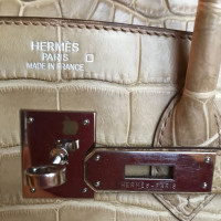 Hermès Birkin Bag 35 in Pelle in Beige