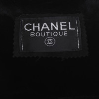 Chanel Veste en daim noir