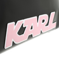 Karl Lagerfeld Handtasche in Schwarz