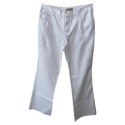 Chloé Jeans in Cotone in Bianco