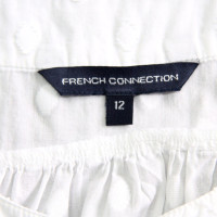 French Connection Connexion français Blouse en blanc