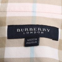 Burberry Camicia a camicia con motivo a quadri
