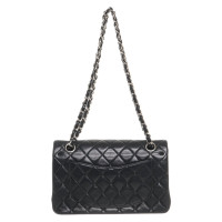 Chanel Classic Flap Bag Small in Pelle in Nero