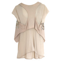 Patrizia Pepe Top en Coton en Beige