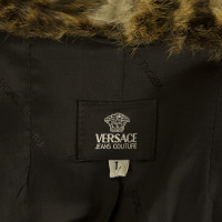 Versace Black fur jacket