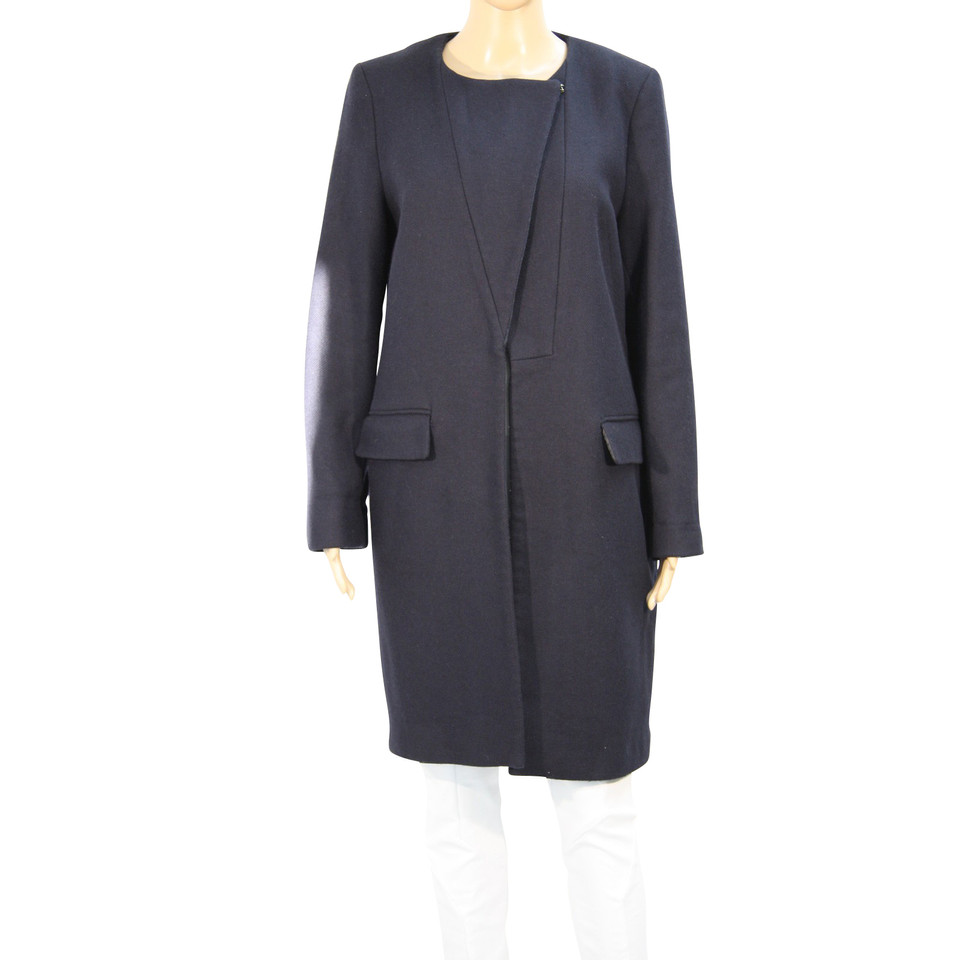 French Connection Coat in donkerblauw