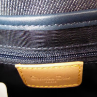 Christian Dior Saddle Bag in Tela in Blu