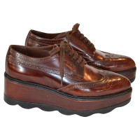 Prada Lace-up shoes Leather in Brown