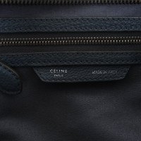 Céline Luggage Leather in Petrol