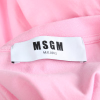 Msgm Oberteil aus Baumwolle in Rosa / Pink