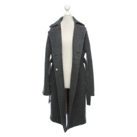 Stefanel Jacket/Coat Wool in Grey