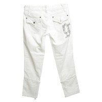 John Galliano Jeans in bianco