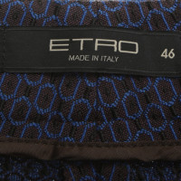 Etro Trousers with embroidery