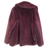 Karen Millen Jacket/Coat in Bordeaux