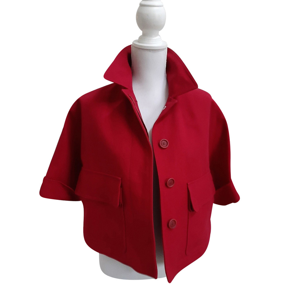 Burberry Jas/Mantel Katoen in Rood