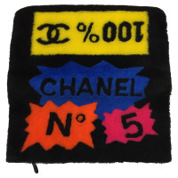 Chanel clutch with comic motif