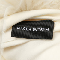 Magda Butrym Kleid aus Seide in Weiß